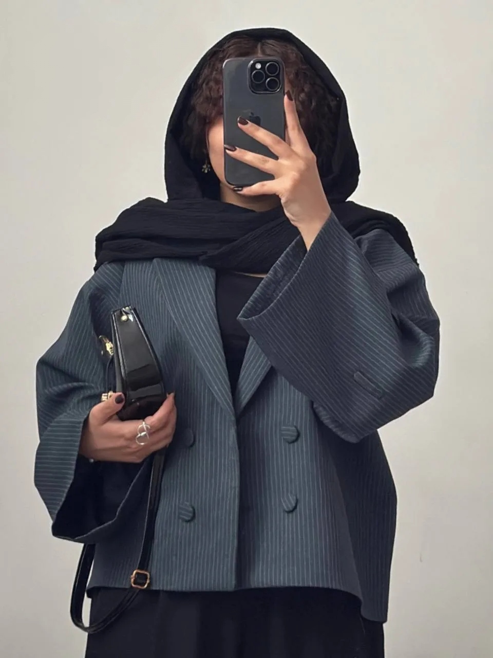 کت عروسکی دیپلمات/کت زنانه/کت عروسکی جدید/کت عروسکی طوسی/کت استین بنددار/کت/کت جدید